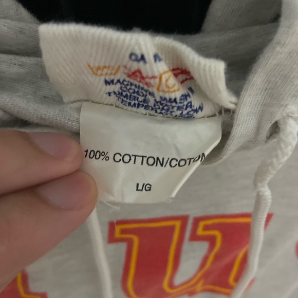 Vintage 1993 Woody Sports NHL Vancouver Canucks Hoodie Shirt - Picture 5 of 5